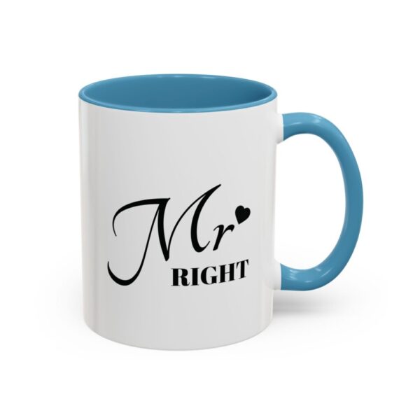 Mr. Right Accent Coffee Mug - Perfect Gift for Him, 11oz (325ml) - Image 2