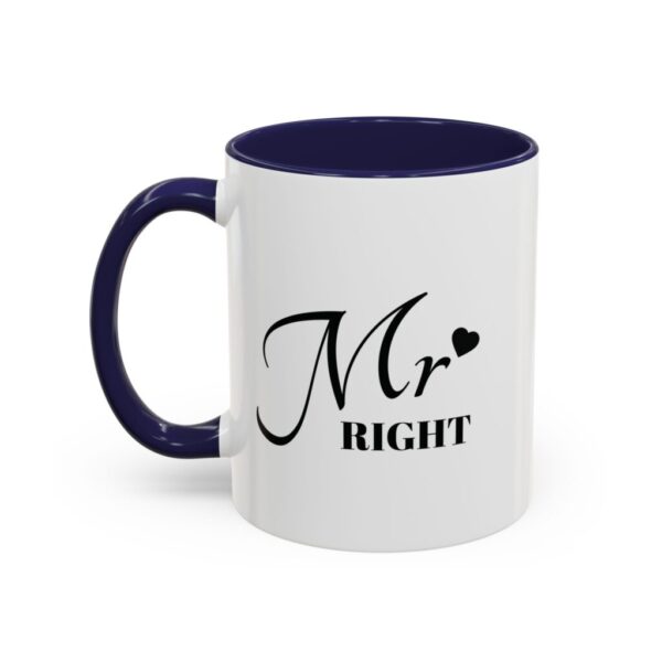 Mr. Right Accent Coffee Mug - Perfect Gift for Him, 11oz (325ml) - Image 8