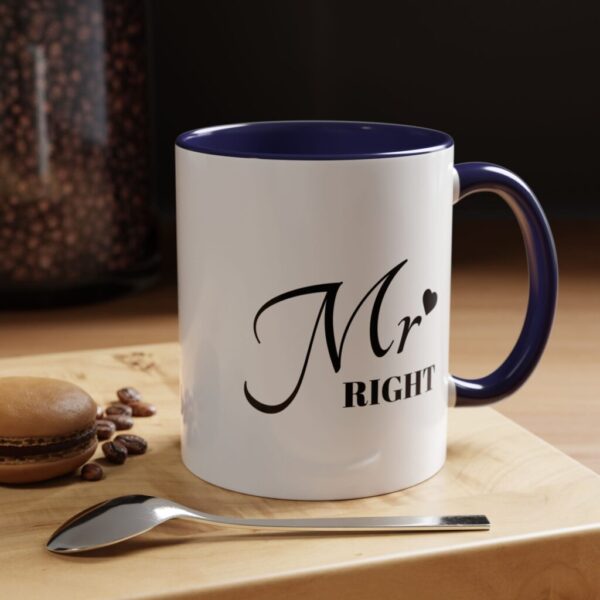 Mr. Right Accent Coffee Mug - Perfect Gift for Him, 11oz (325ml) - Image 9