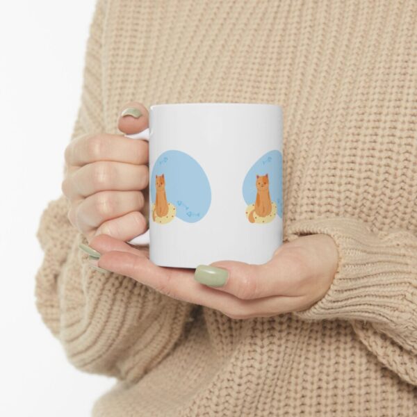 Cute Cat Ceramic Mug - Coffee Cup for Cat Lovers, Pet Gifts - Image 4