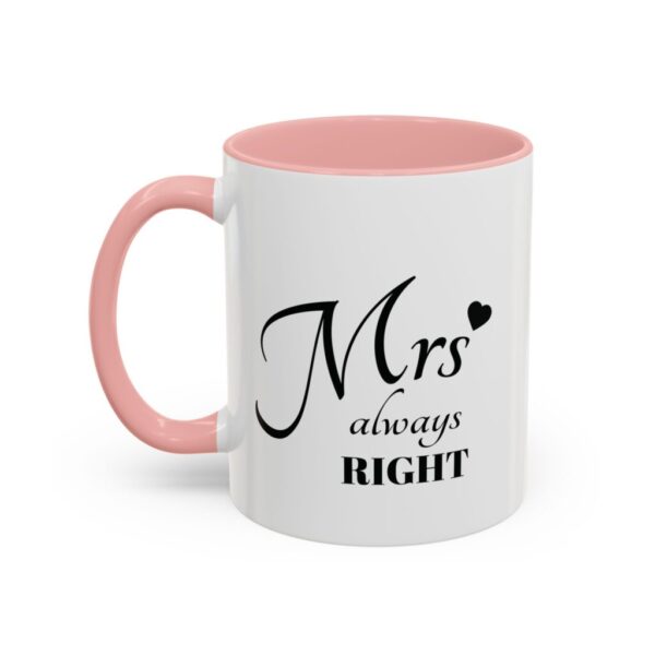 Mrs. Always Right Accent Coffee Mug - Perfect Gift for Her, 11oz (325ml) - Image 11