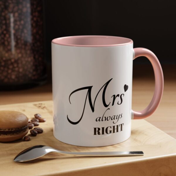 Mrs. Always Right Accent Coffee Mug - Perfect Gift for Her, 11oz (325ml) - Image 12