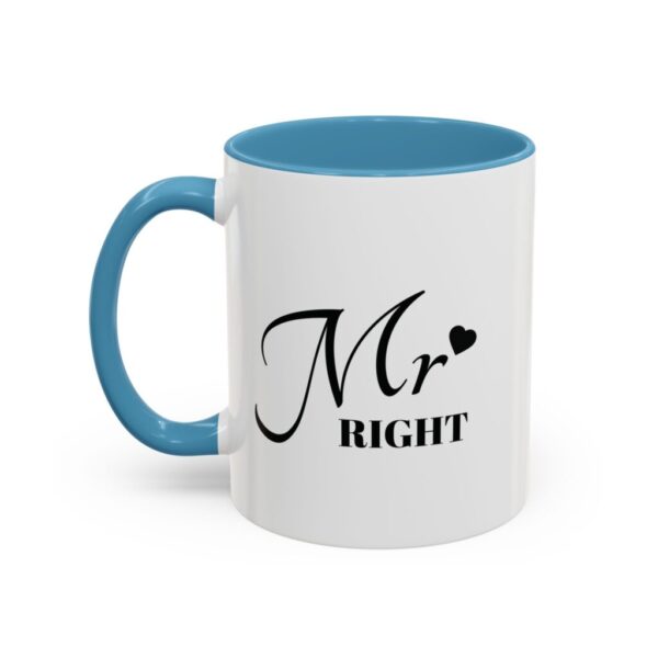 Mr. Right Accent Coffee Mug - Perfect Gift for Him, 11oz (325ml) - Image 3