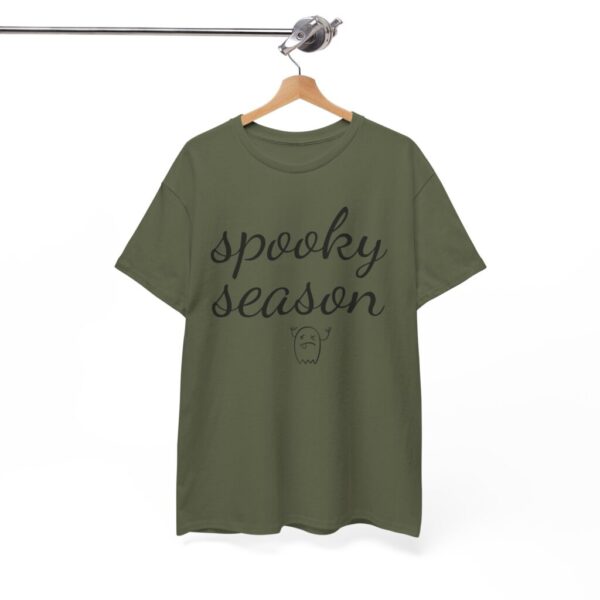 Spooky Season Unisex Heavy Cotton Tee - Halloween Shirt, Fall Apparel, Ghost Tee, Autumn Fashion, Casual Wear - Image 10