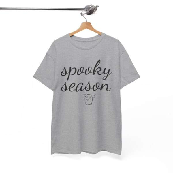 Spooky Season Unisex Heavy Cotton Tee - Halloween Shirt, Fall Apparel, Ghost Tee, Autumn Fashion, Casual Wear - Image 8
